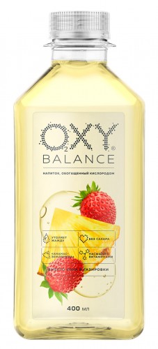 Напиток Oxy Balance негазированный 400 мл (ананас-земляника)
