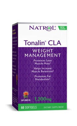 Конъюгированная линолевая кислота Natrol Tonalin CLA 1200 мг (срок: 31/05/2020) 60 капс