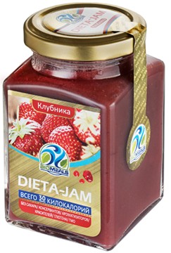 Dieta-Jam 230 г клубника