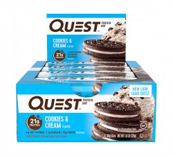 Батончики Quest Nutrition Протеиновые батончики Quest Bar 60 г 12 шт (печенье-крем)