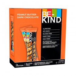 Батончики Be-Kind 40 г 12 шт (арахис, миндаль, мед, горький шоколад)