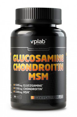 Глюкозамин VPLab Комплекс для суставов и связок Glucosamine Chondroitine MSM 90 таб.