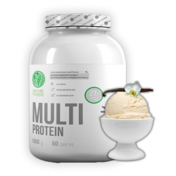 Протеин Nature Foods Multi protein 1800 г (ваниль)