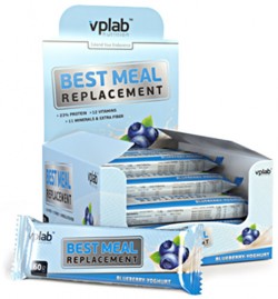 Батончики VPlab Best Meal Replacement 60 г 25 шт (черника)