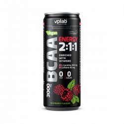 Напиток VPlab BCAA Energy 2:1:1 330 мл (малина)