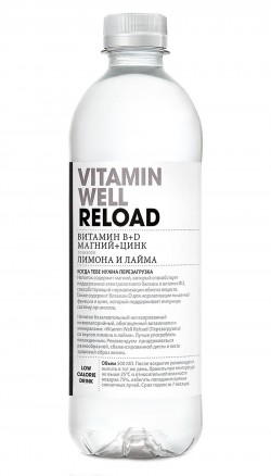 Напиток Vitamin Well Reload  500 мл (лимон-лайм)