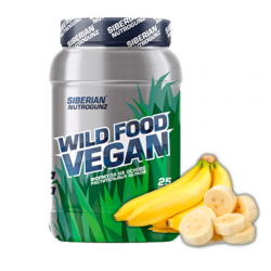 Протеин Siberian Nutrogunz Wild food vegan 750 г (банан)