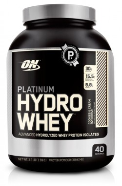 Протеин (гидролизат) Optimum Nutrition Platinum Hydrowhey  1590 г (печенье-крем)