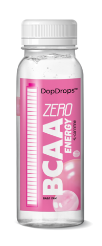 Тонизирующий напиток DopDrops BCAA Energy Zero Carb  240 мл (бабл гам)