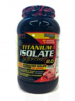 Протеин (изолят) SAN Titanium Isolate Supreme 900 г (клубника)