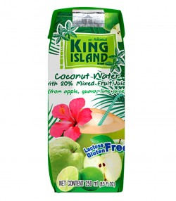 Напиток King Island Кокосовая вода King Island с соком 250 мл (лайм-гуава-яблоко)