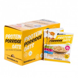 Каша BOMBBAR Protein Porridge Oats 60 г 15 шт мёд