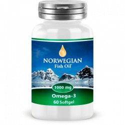Омега-жиры NORWEGIAN Fish Oil Omega-3 1000 мг 60 капс