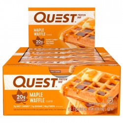 Батончики Quest Nutrition Протеиновые батончики Quest Bar 60 г 12 шт (вафли с кленовым сиропом)