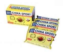 Шоколад Chikalab Chika Sport 100 г 4 шт молочный с фундуком