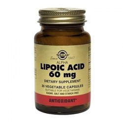 Антиоксидант Solgar Alpha Lipoic Acid 60 мг 30 капс