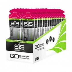 Энергетический гель Science In Sport (SIS) Go Energy+Electrolyte 60 мл  30 шт (малина)
