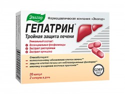 Специальный препарат Эвалар Тройная защита печени Гепатрин 30 капс