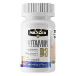 Витамины Maxler Vitamin D3 1200 МЕ 180 таб.