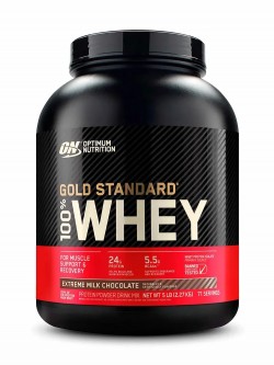 Протеин Optimum Nutrition 100% Whey Gold Standard 2270 г (экстремальный молочный шоколад)