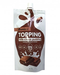 Топпинг Bombbar Topping 240 г молочно-шоколадный пудинг