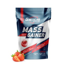 Гейнер Geneticlab Nutrition MASS Gainer 1000 г (клубника)