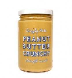 Арахисовая паста Grizzly Nuts Peanut Butter Crunchy с кусочками арахиса 370 г
