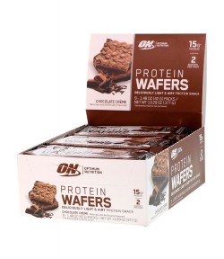 Вафли Optimum Nutrition Protein Wafers 40 г  9 шт шоколадный крем