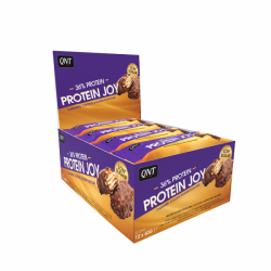 Батончики QNT Батончики Protein Joy 60 г 12 шт (карамельное печенье)