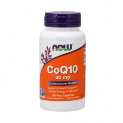 Коэнзим Q10 Антиоксидант NOW CoQ10 30 мг 60 капс