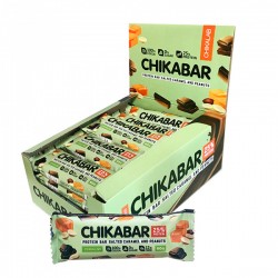 Батончики Chikalab Chikabar 60 г 20 шт (арахис-карамель)