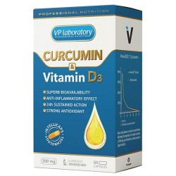 Специальный препарат VPLab Укрепление иммунитета Curcumin & Vitamine D3 60 капс