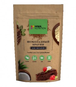 Брауни для веганов NEWA Nutrition (смесь для выпечки) 250 г шоколад