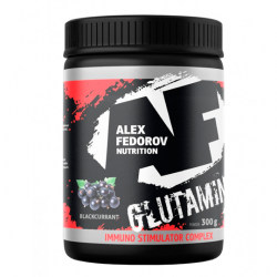 Глютамин Alex Fedorov Nutrition Glutamine +ISC 300 г (черная смородина)