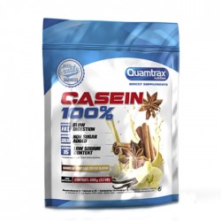 Протеин (казеин) Quamtrax Nutrition Casein 100% 500 г (ванильный крем)
