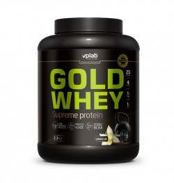 Протеин VPLab Gold Whey Supreme proteine 2300 г (ваниль)