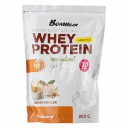 Протеиновый коктейль BOMBBAR Whey Protein shakes & drinks 900 г (крем-брюле)