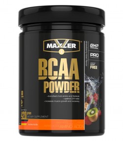 Аминокислотный комплекс BCAA Maxler BCAA Powder без сахара 420 г (клубника-киви)