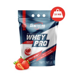 Протеин Geneticlab Nutrition Whey Pro 2100 г (клубника)