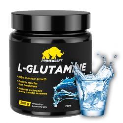 Глютамин Prime Kraft L-GLUTAMINE 200 г (без вкуса)