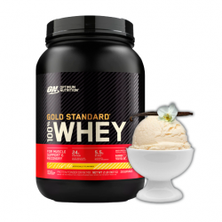 Протеин Optimum Nutrition 100% Whey Gold Standard 907 г (ванильное мороженое)