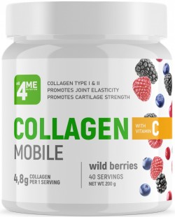 Коллаген 4ME NUTRITION COLLAGEN + VITAMIN C 200 г (лесные ягоды)
