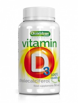 Витамины Quamtrax Nutrition Vitamin D3 1000 МЕ 60 капс.