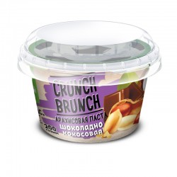 Арахисовая паста Crunch Brunch шоколадно-кокосовая 200 г кокос-шоколад