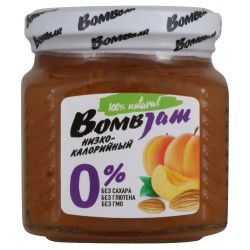 Джем BOMBBAR Bombjam 0% 250 г абрикос-миндаль