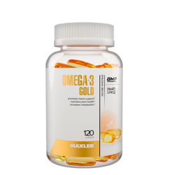 Омега-жиры Maxler Omega-3 Gold 120 капс.