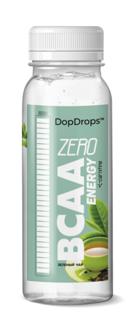 Тонизирующий напиток DopDrops BCAA Energy Zero Carb  240 мл (зеленый чай)