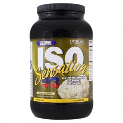 Протеин (изолят) Ultimate Nutrition ISO Sensation 93 910 г (банановое мороженое)