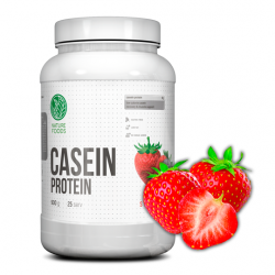 Протеин казеин Nature Foods Casein 900g (клубника)