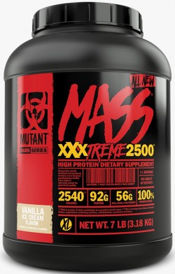 Гейнер Mutant Mass 3180 г (ванильное мороженое)